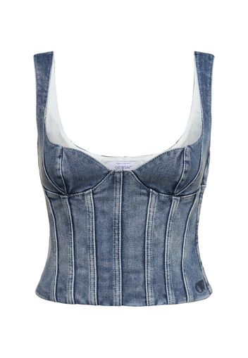 Cotton Bustier Top