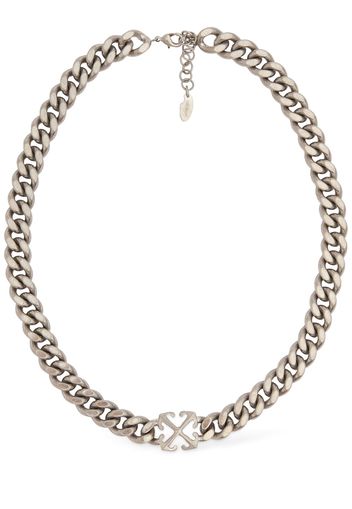 Arrow Brass Chain Necklace