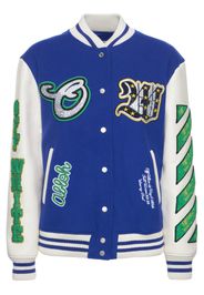 Giacca Varsity Con Ricamo