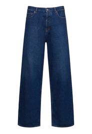 Jeans Loose Fit Arrow In Denim Di Cotone