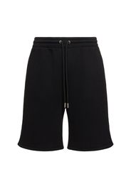 Shorts In Felpa Di Cotone Con Ricamo Ow