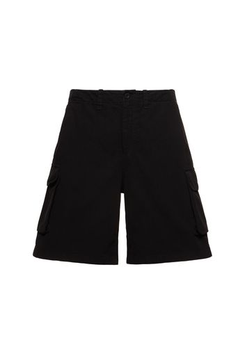 Shorts Cargo In Tela Di Cotone