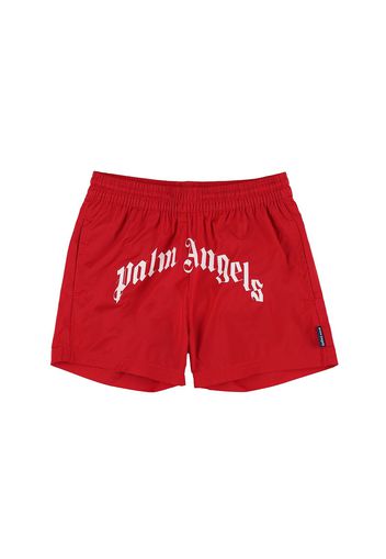 Shorts Mare In Nylon Con Logo