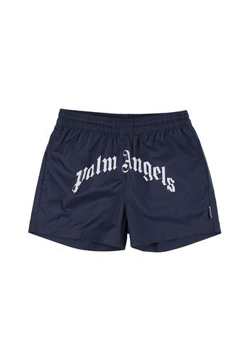 Shorts Mare In Nylon Con Logo