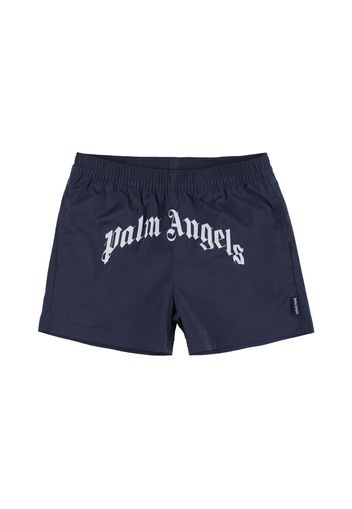 Shorts Mare In Nylon Con Logo