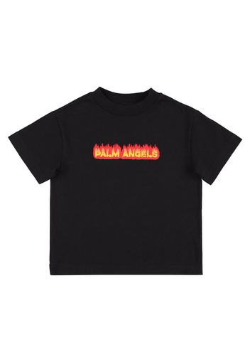 Flames Cotton Jersey T-shirt