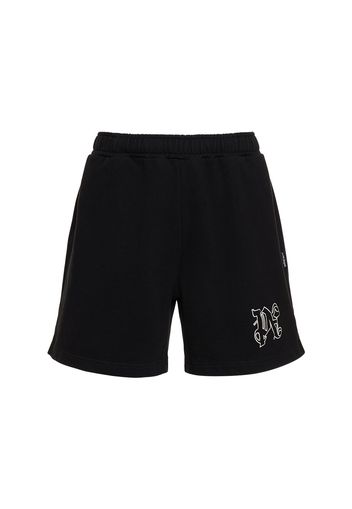 Monogram Cotton Sweat Shorts