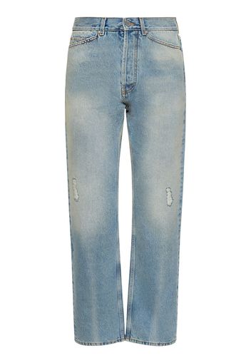 Monogram Loose Cotton Denim Jeans