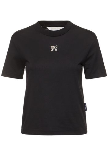 Monograf Fitted Cotton T-shirt