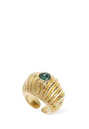 Anello Piccolo Reef Con Malachite