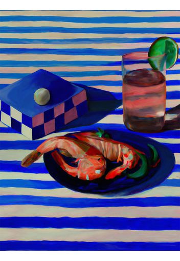 Stampa Artistica Shrimp & Stripes