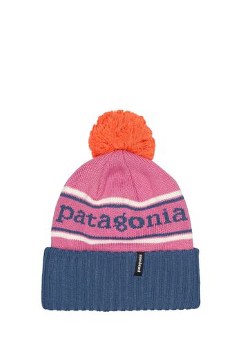 Cappello Beanie In Poly Riciclato Con Pompom