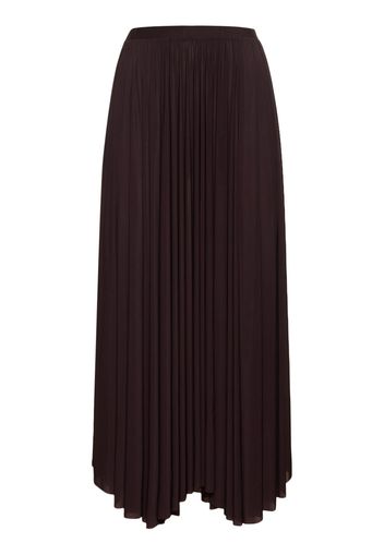 Flared Jersey Viscose Midi Skirt