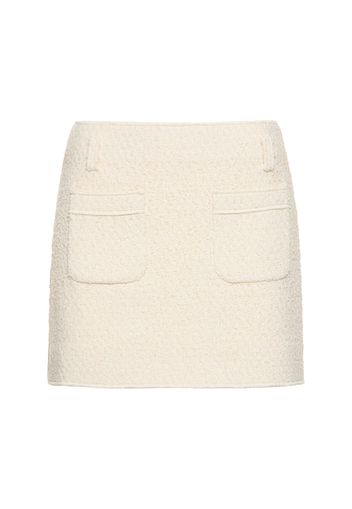 Bouclé Mini Skirt