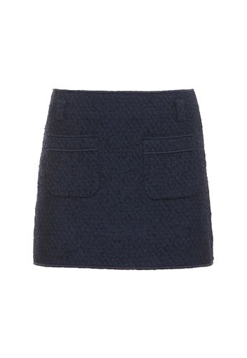 Bouclé Mini Skirt