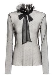 Camicia In Tulle Trasparente