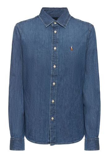 Camicia In Denim Di Cotone