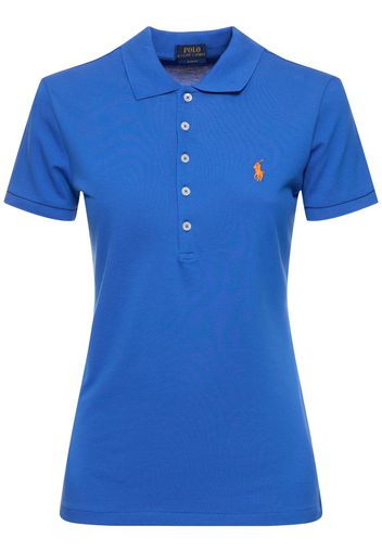 Julie Stretch Cotton Polo