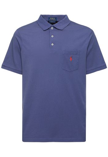 Faded Polo W/ Breast Pocket