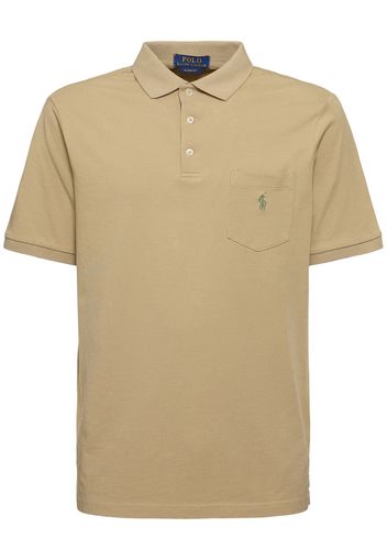 Faded Polo W/ Breast Pocket