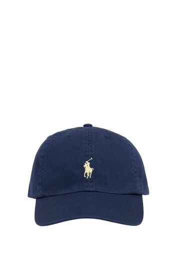 Cotton Gabardine Baseball Cap W/logo