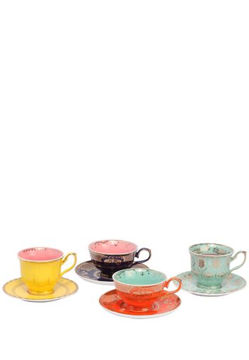 Set Di 4 Tazze E Piattini Grandma