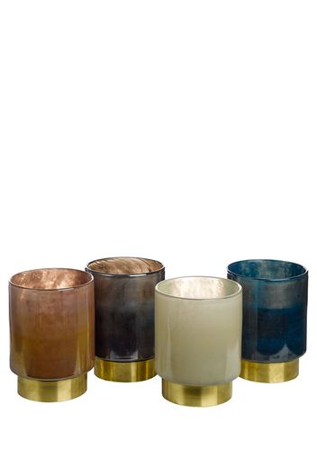 Set Porta Candele Multicolor