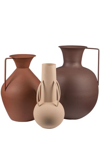 Set Di 3 Vasi Roman Brown