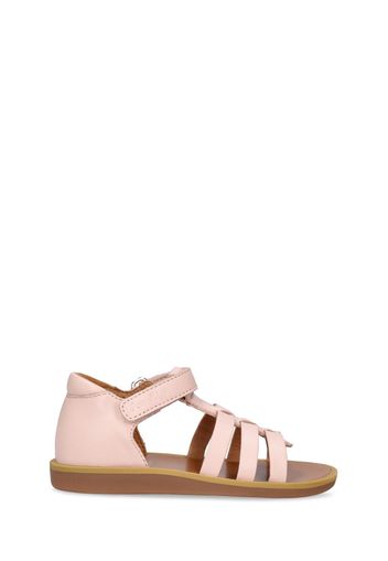 Leather Strap Sandals