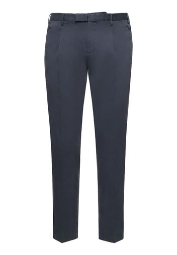 Pantaloni In Cotone Stretch