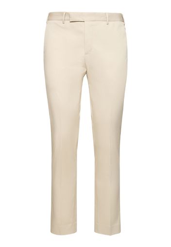 Pantaloni Dieci In Twill Di Cotone