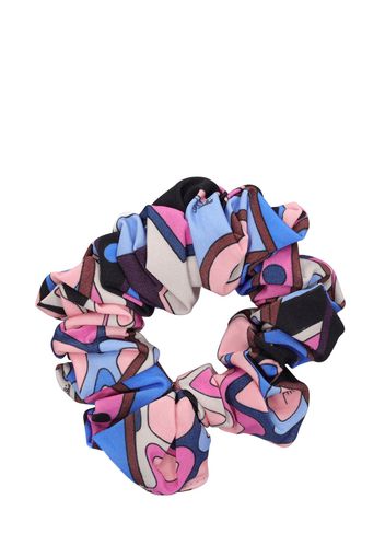 Scrunchie In Jersey Di Viscosa Stampato