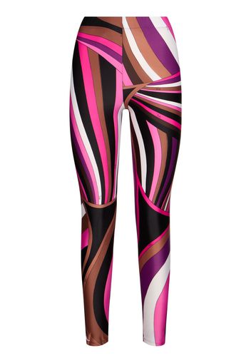 Leggings In Lycra Stampata