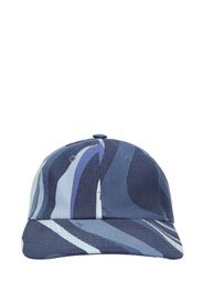 Cappello Baseball In Gabardina Di Cotone