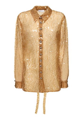 Camicia Con Paillettes