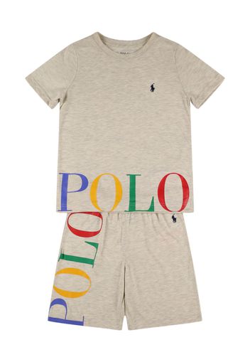 Logo Cotton Jersey T-shirt & Shorts