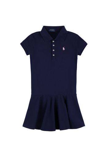 Cotton Blend Piquet Polo Dress