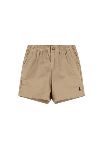 Shorts In Misto Cotone Con Logo