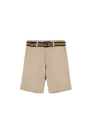 Shorts In Twill Di Cotone Stretch