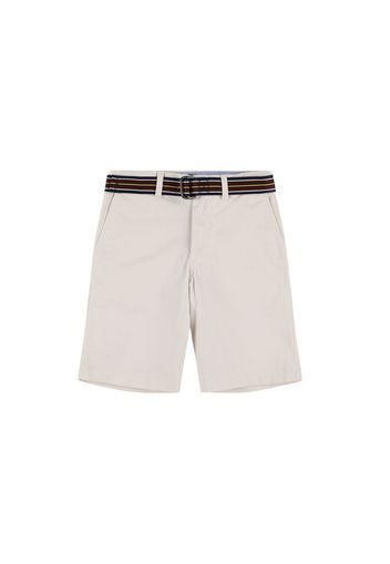 Shorts In Twill Di Cotone Stretch