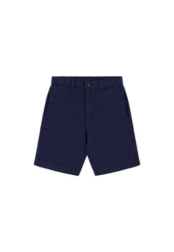 Shorts In Twill Di Lino E Cotone Stretch