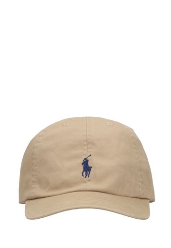 Cappello Baseball Polo Pony In Gabardina Di Cotone