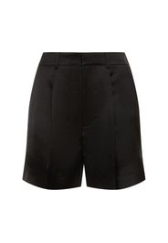 Shorts Vita Alta In Misto Lino