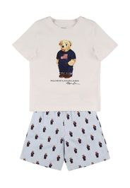 Printed Cotton Jersey T-shirt & Shorts