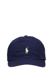 Cappello Baseball Polo Pony In Gabardina Di Cotone