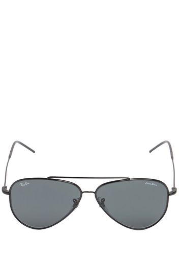 Occhiali Da Sole Lk Aviator Reverse In Metallo