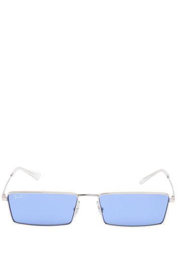 3741 Squared Metal Sunglasses