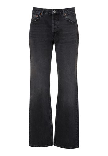 Jeans Dritti Easy In Denim Di Cotone