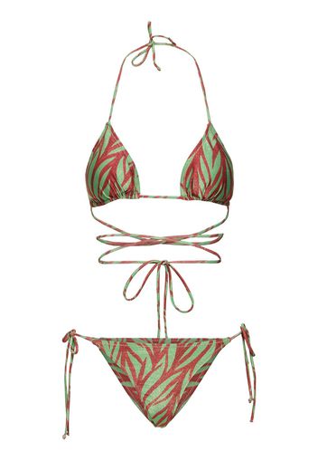 Miami Printed Triangle Bikini Set