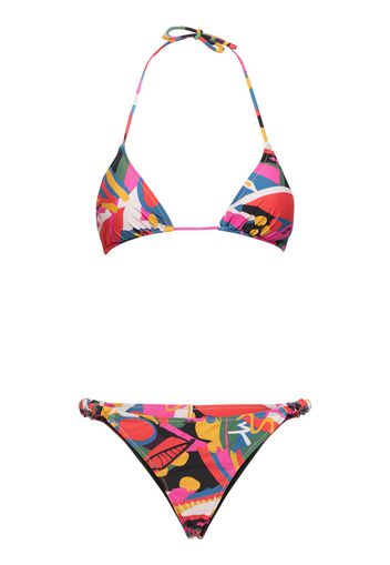 Scrunchie Triangle Bikini Set